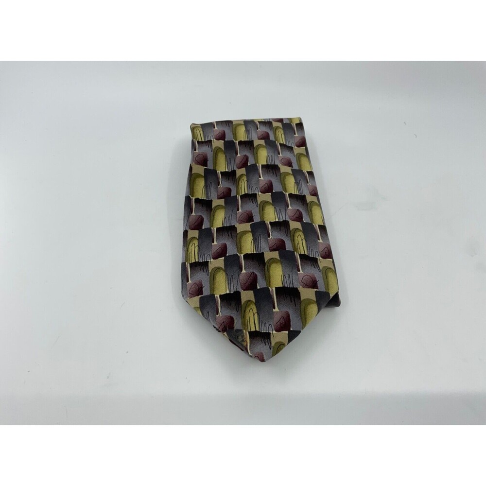 JERRY GARCIA GRATEFUL DEAD Collection 27  Mens 100% Silk Tie N. Lights geometric